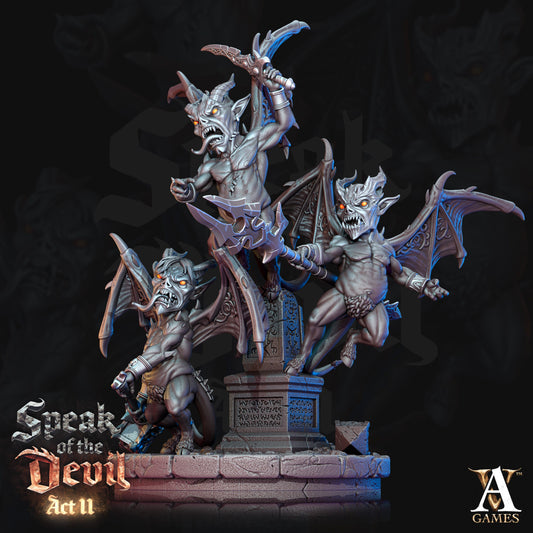 3D Printed Archvillain Games Malignants Speak of the Devil Act II 28 32mm D&D - 3D Printing Boss 