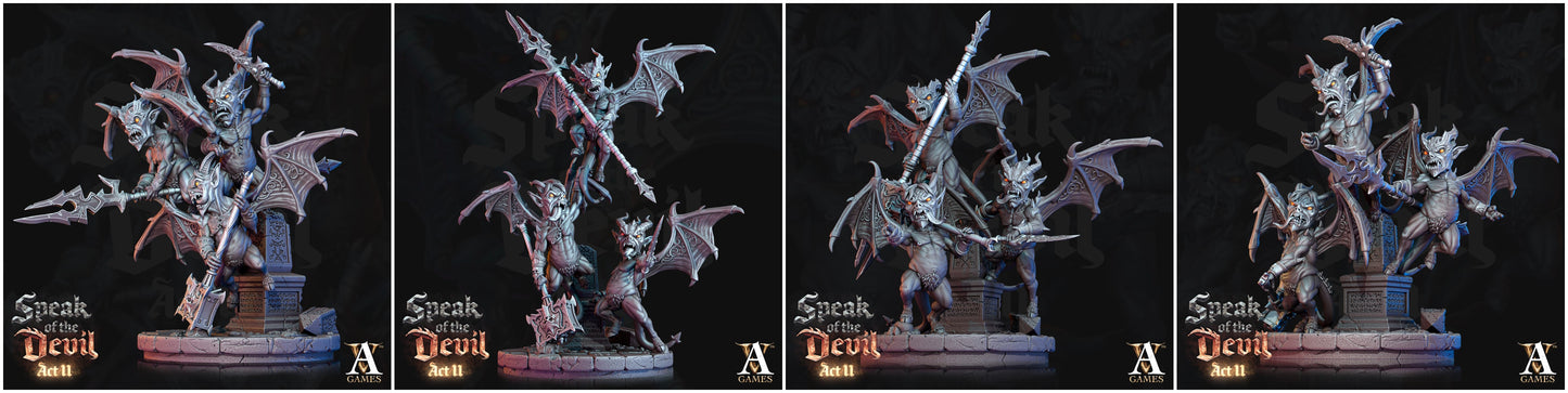 3D Printed Archvillain Games Malignants Speak of the Devil Act II 28 32mm D&D - 3D Printing Boss 