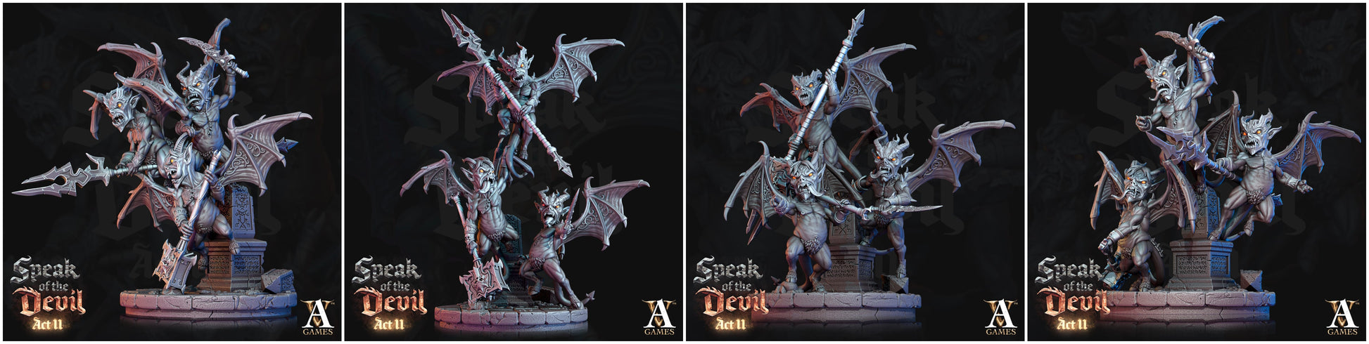 3D Printed Archvillain Games Malignants Speak of the Devil Act II 28 32mm D&D - 3D Printing Boss 