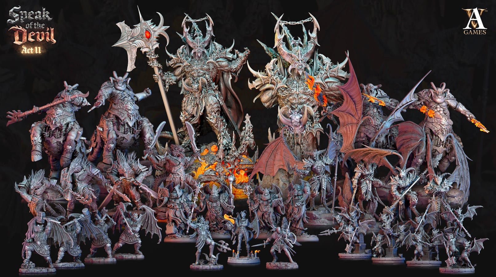 3D Printed Archvillain Games Maltrixian Devil Speak of the Devil Act II 28 32mm D&D - 3D Printing Boss 