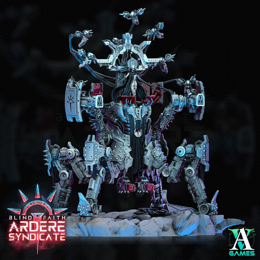 3D Printed Archvillain Games Matrise - Prophet of Ardere Blind Faith - Ardere Syndicate 28 32mm D&D - 3D Printing Boss 