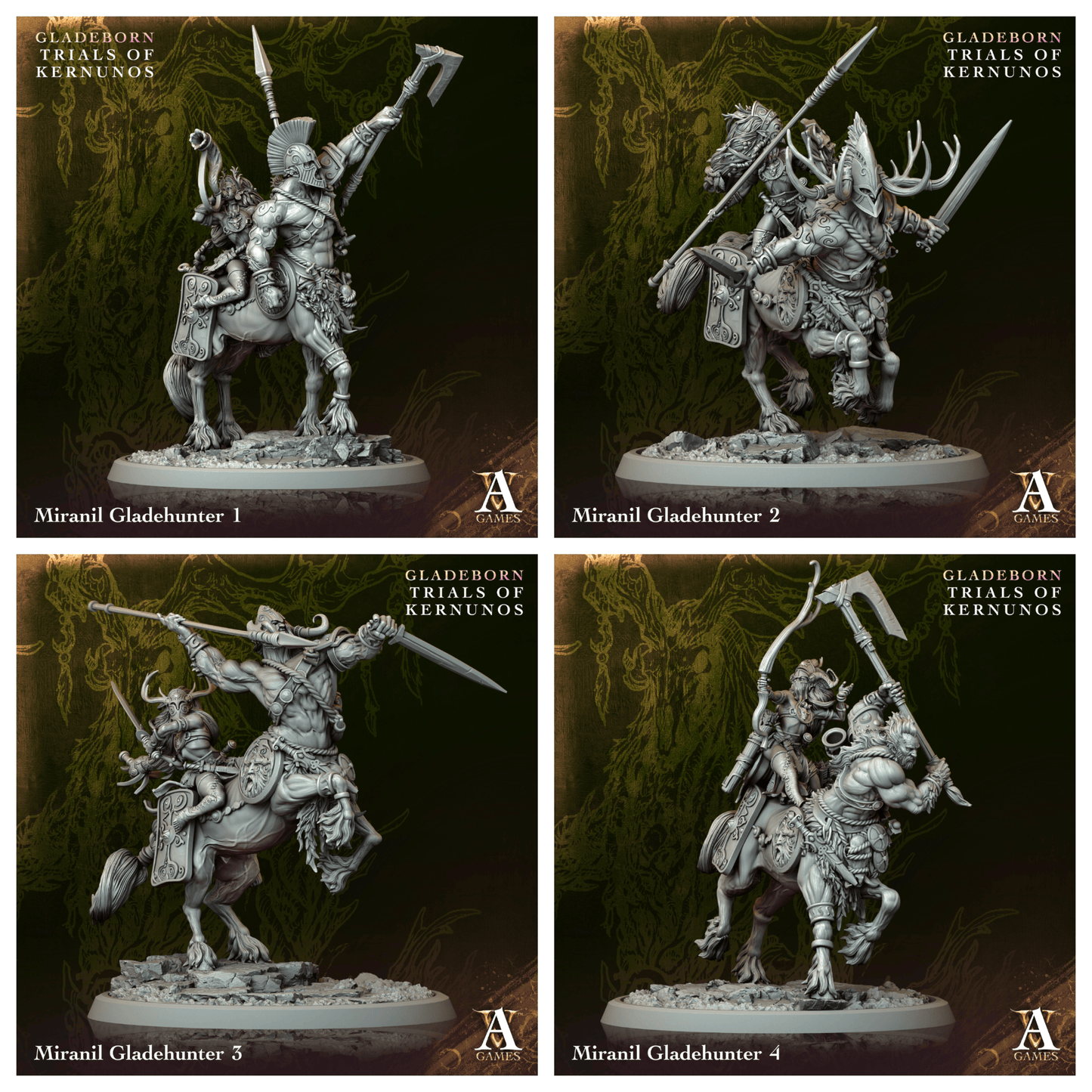 3D Printed Archvillain Games Miranil Gladehunter Gladeborn - Trials of Kernunos 28 32mm D&D - 3D Printing Boss 