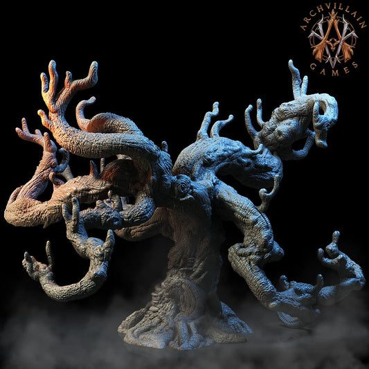 3D Printed Archvillain Games Moonbiten - Huge Tree 28mm 32mm D&D - 3D Printing Boss 