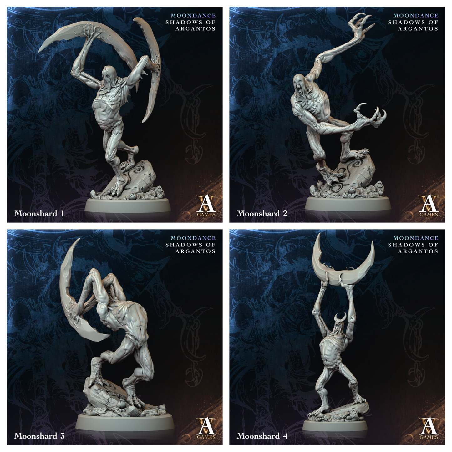 3D Printed Archvillain Games Moonshard Moondance - Shadows of Argantos 28 32mm D&D - 3D Printing Boss 