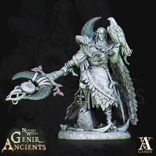 3D Printed Archvillain Games Nature's Wrath Genir Ancients - Grovebred Druids 28mm 32mm D&D - 3D Printing Boss 