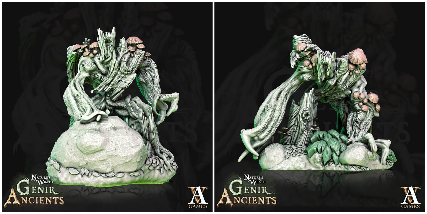 3D Printed Archvillain Games Nature's Wrath Genir Ancients - Treant Saplings 28mm 32mm D&D - 3D Printing Boss 