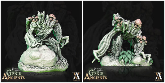3D Printed Archvillain Games Nature's Wrath Genir Ancients - Treant Saplings 28mm 32mm D&D - 3D Printing Boss 