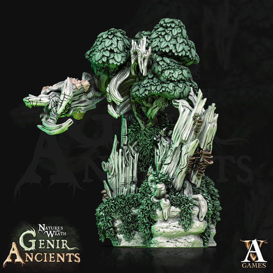 3D Printed Archvillain Games Nature's Wrath Genir Ancients - Young Treants 28mm 32mm D&D - 3D Printing Boss 