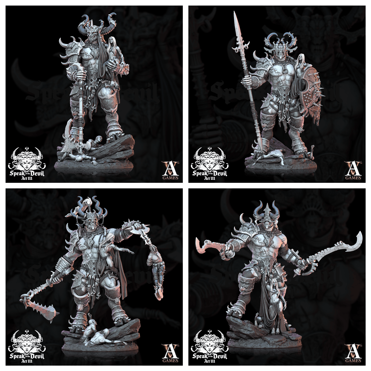 3D Printed Archvillain Games Ordos Nai Set Speak of the Devil Vol. III 28 32mm - 3D Printing Boss 