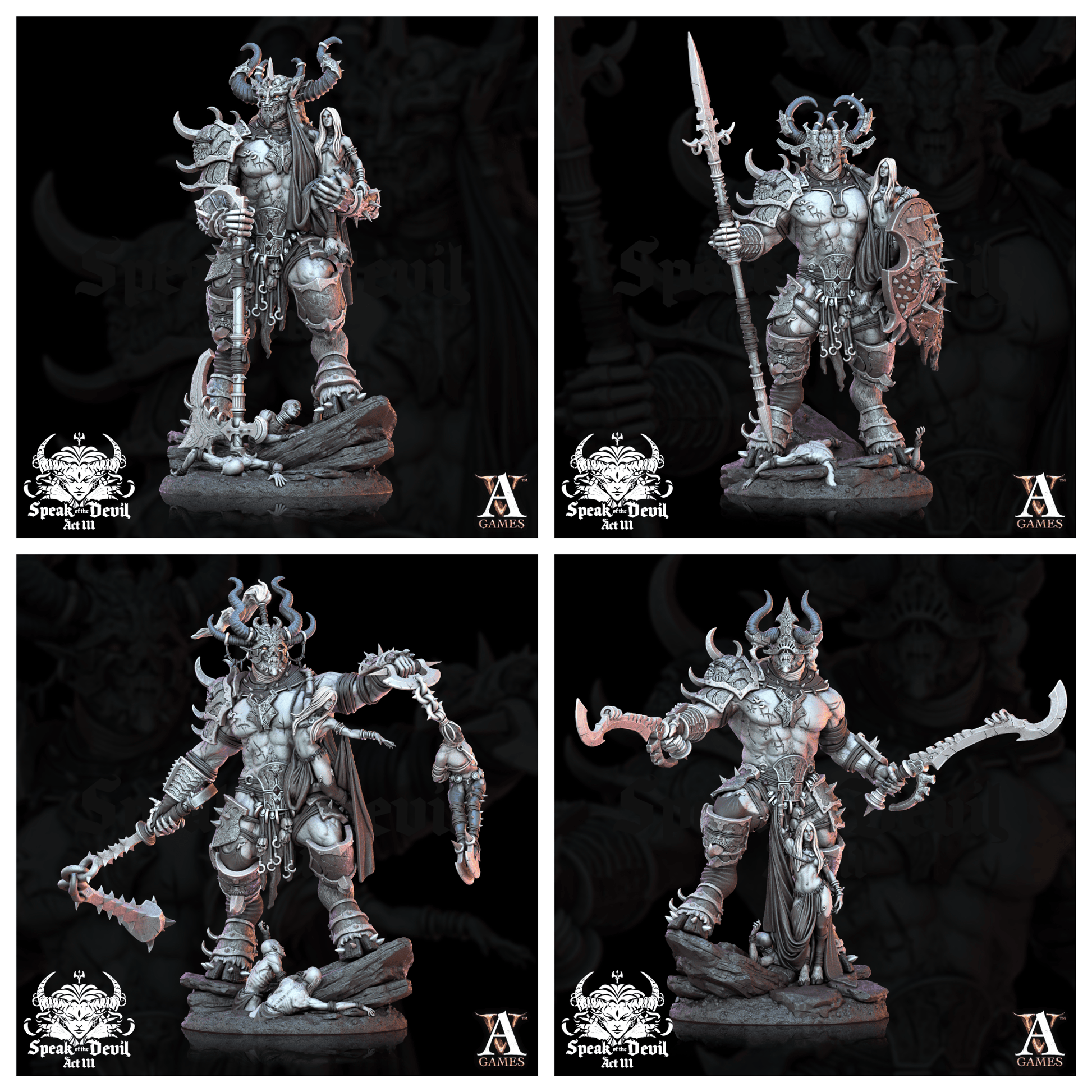 3D Printed Archvillain Games Ordos Nai Set Speak of the Devil Vol. III 28 32mm - 3D Printing Boss 