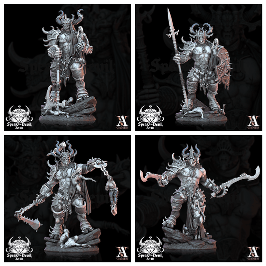 3D Printed Archvillain Games Ordos Nai Set Speak of the Devil Vol. III 28 32mm - 3D Printing Boss 
