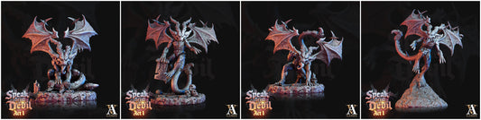 3D Printed Archvillain Games Phlegethian Imp Speak of the Devil Act I 28 32mm D&D - 3D Printing Boss 