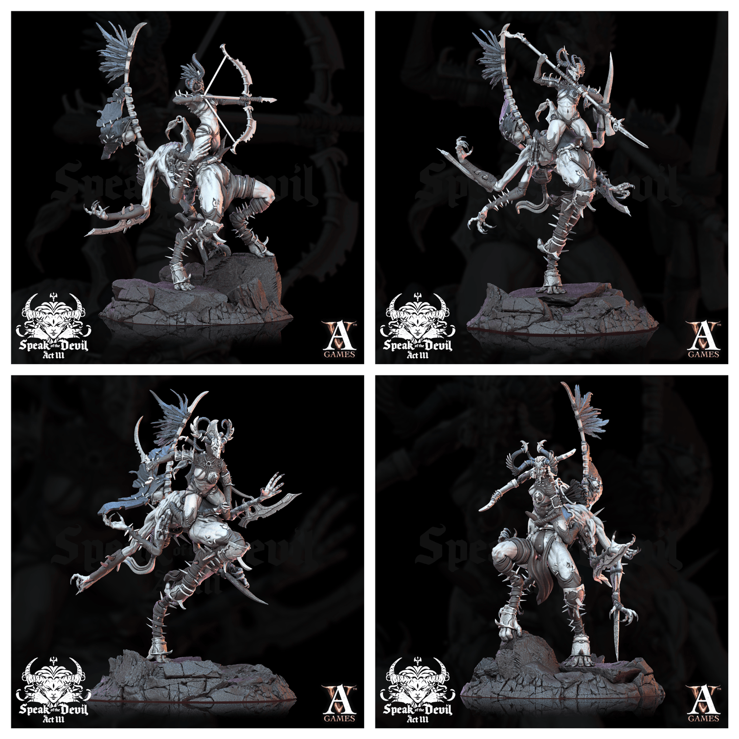 3D Printed Archvillain Games Pleasuretorn Subjugators Set Speak of the Devil Vol. III 28 32mm - 3D Printing Boss 