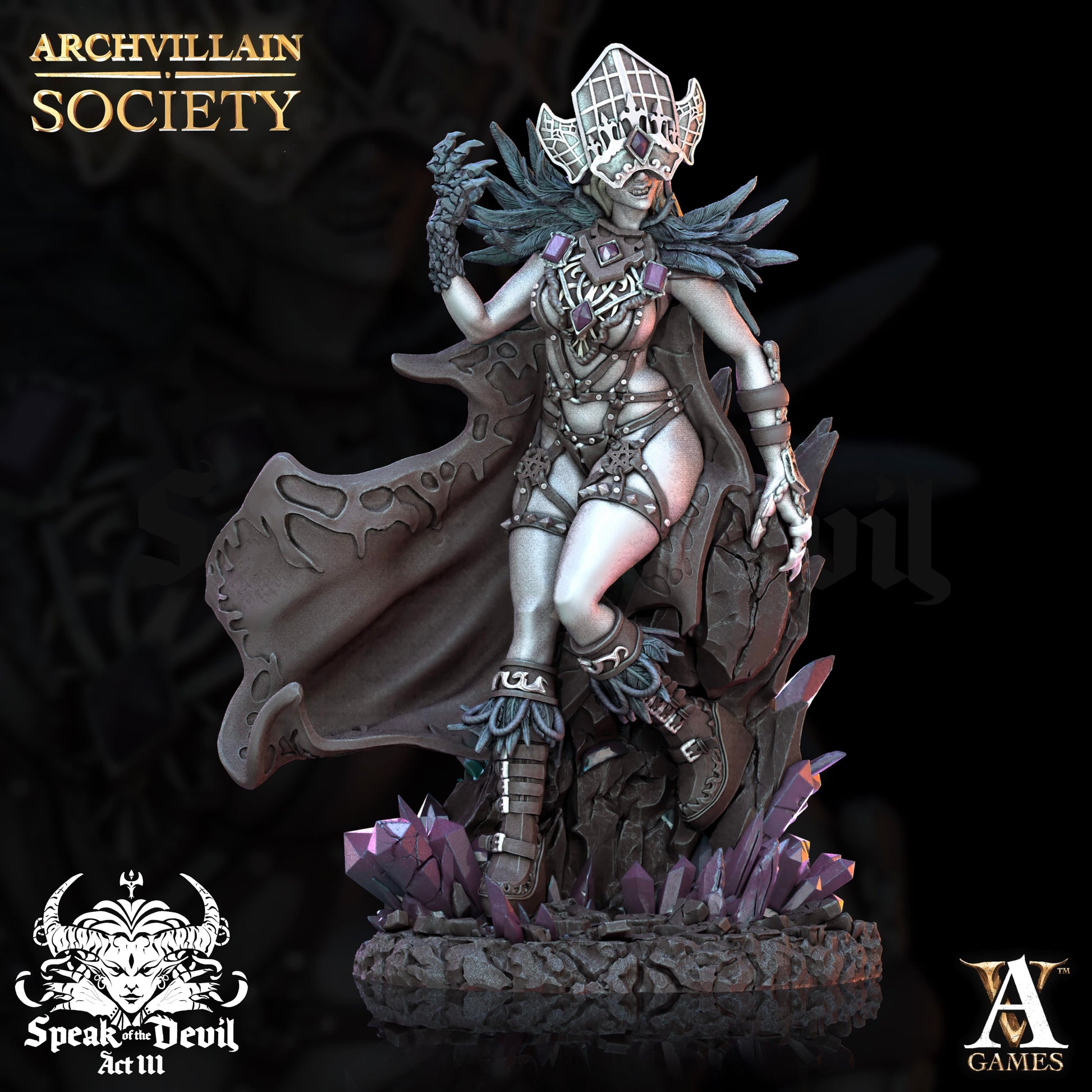 3D Printed Archvillain Games Pleasuretorn Subjugators and 3 Temptress 54mm - 3D Printing Boss 