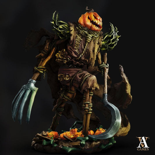 3D Printed Archvillain Games Pumpkin Horror 28 32mm D&D - 3D Printing Boss 