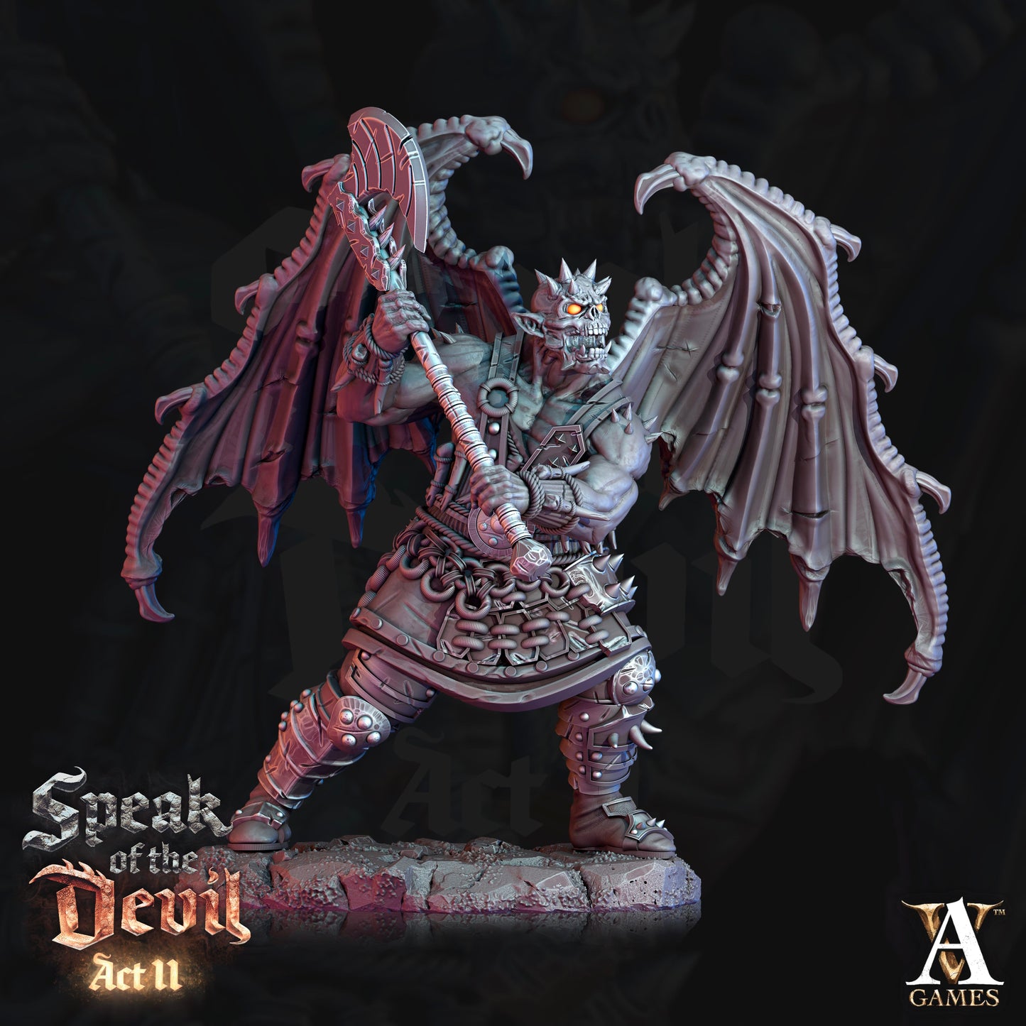 3D Printed Archvillain Games Rathenites Speak of the Devil Act II 28 32mm D&D - 3D Printing Boss 
