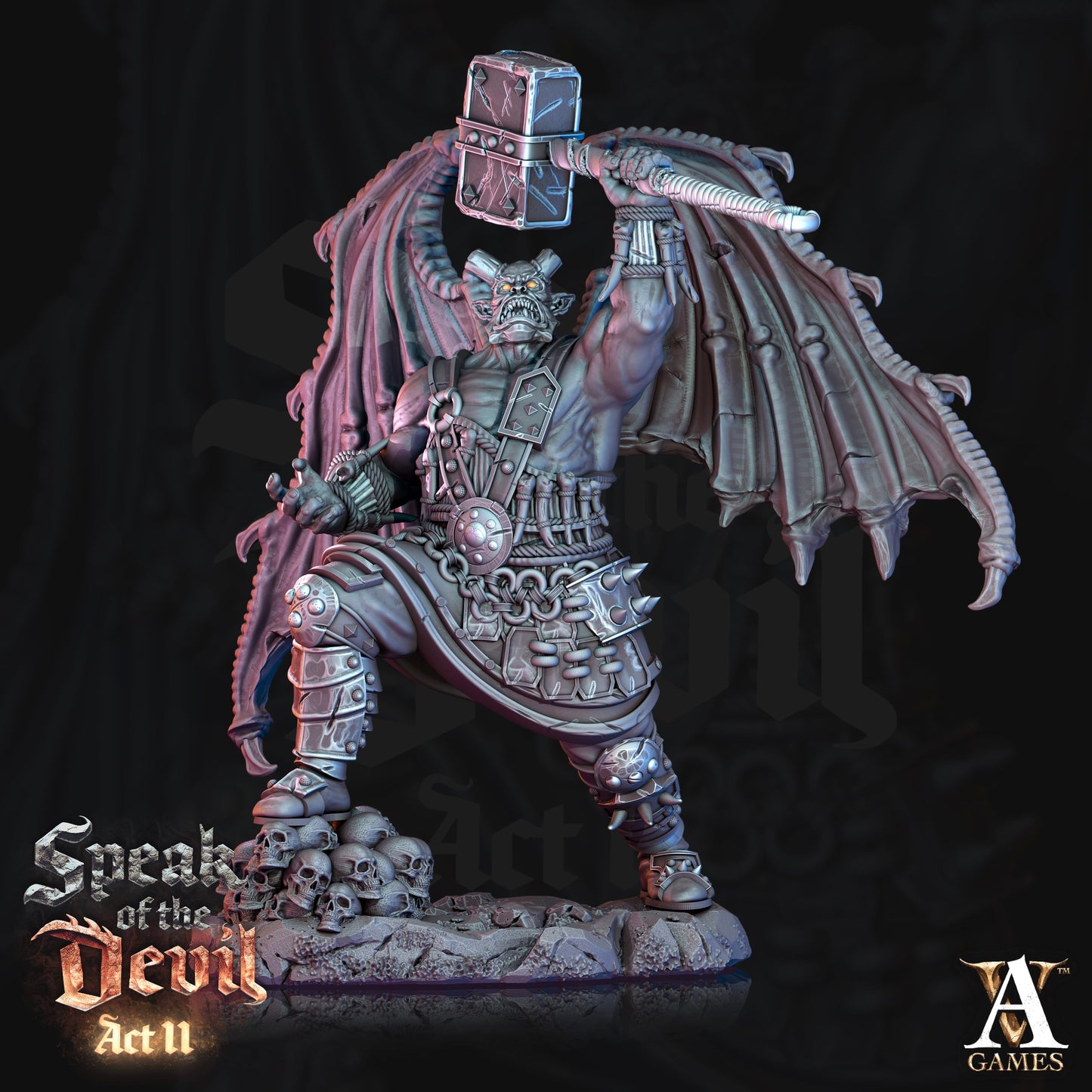 3D Printed Archvillain Games Rathenites Speak of the Devil Act II 28 32mm D&D - 3D Printing Boss 