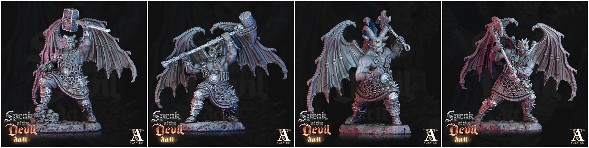 3D Printed Archvillain Games Rathenites Speak of the Devil Act II 28 32mm D&D - 3D Printing Boss 