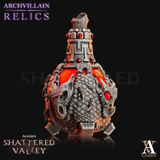3D Printed Archvillain Games Relics - Agama Ancestor Potion  D&D - 3D Printing Boss 
