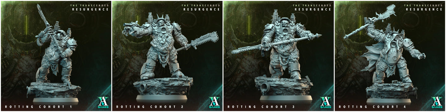 3D Printed Archvillain Games Rotting Cohort The Transcended Resurgence 28 32mm D&D - 3D Printing Boss 