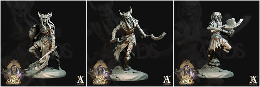 3D Printed Archvillain Games Royal Guards The Empire of Sands 28 32mm D&D - 3D Printing Boss 