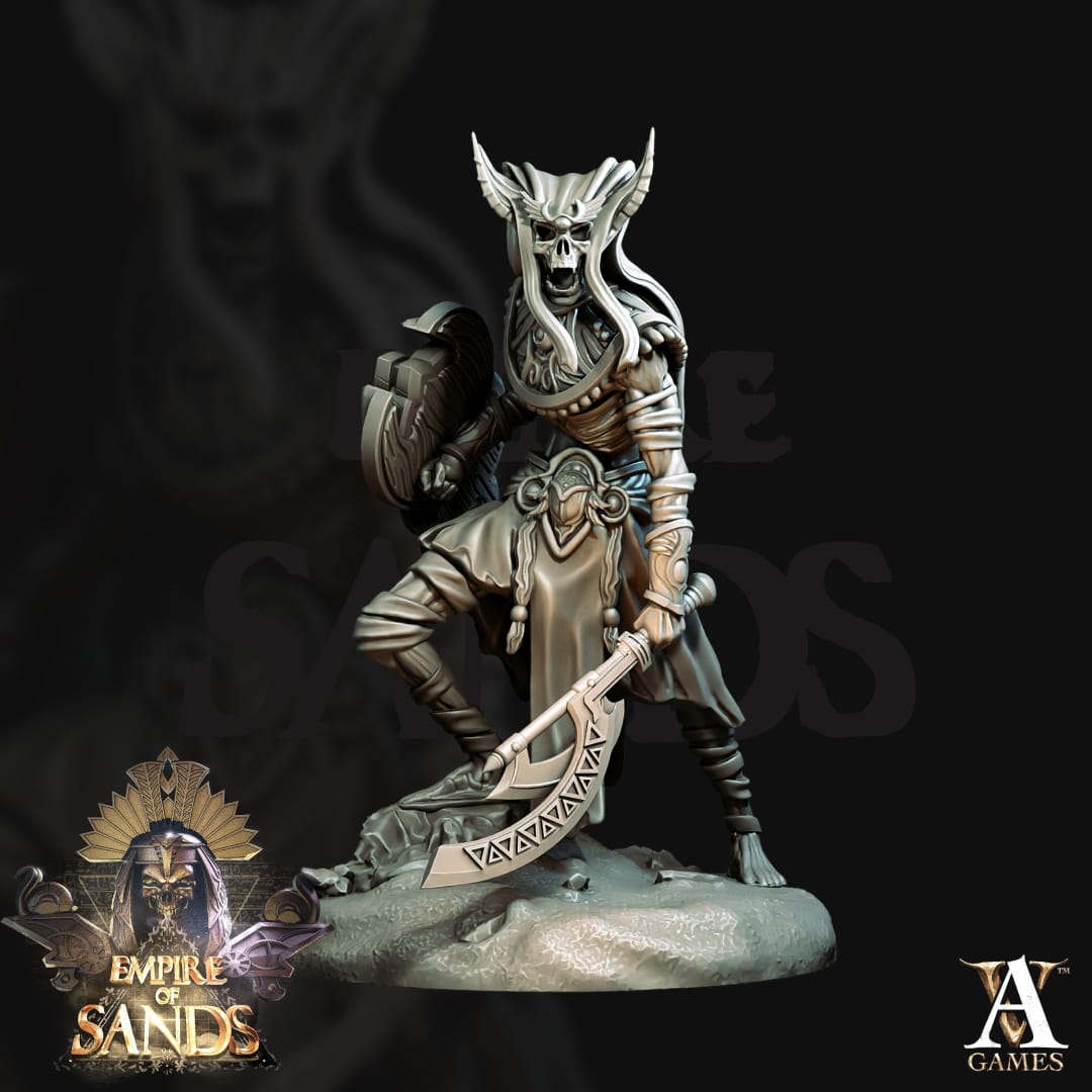 3D Printed Archvillain Games Royal Guards The Empire of Sands 28 32mm D&D - 3D Printing Boss 