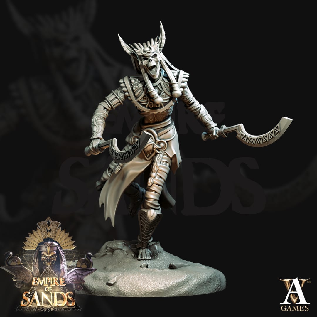 3D Printed Archvillain Games Royal Guards The Empire of Sands 28 32mm D&D - 3D Printing Boss 