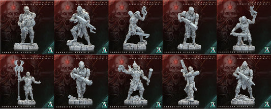 3D Printed Archvillain Games Sanguitor Hybrids Crimson Skies - Sanguitor Bloodlines Bloodright - Anathema 28 32mm D&D - 3D Printing Boss 
