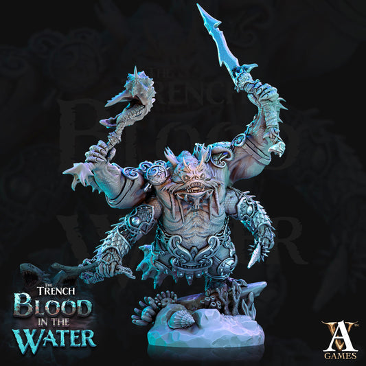 3D Printed Archvillain Games Shakarkha Juggernauts The Trench Blood In the Water 28 32mm D&D - 3D Printing Boss 