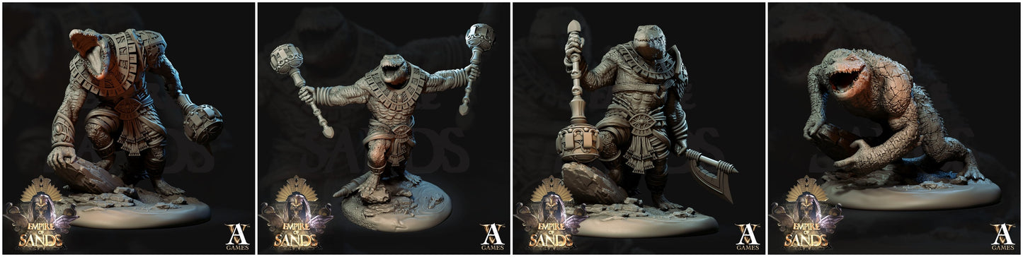 3D Printed Archvillain Games Sobesksen The Empire of Sands 28 32mm D&D - 3D Printing Boss 