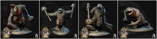 3D Printed Archvillain Games Sobesksen The Empire of Sands 28 32mm D&D - 3D Printing Boss 