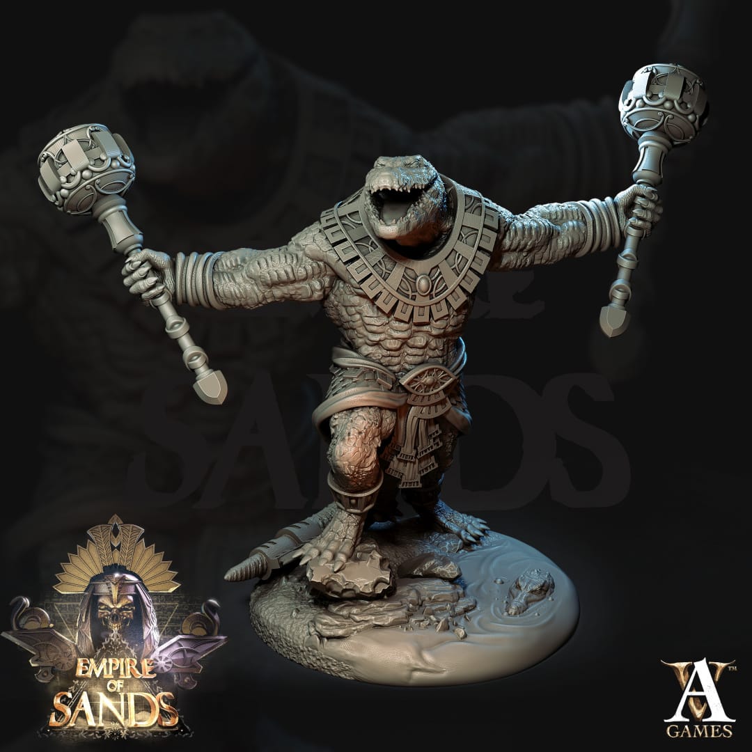 3D Printed Archvillain Games Sobesksen The Empire of Sands 28 32mm D&D - 3D Printing Boss 