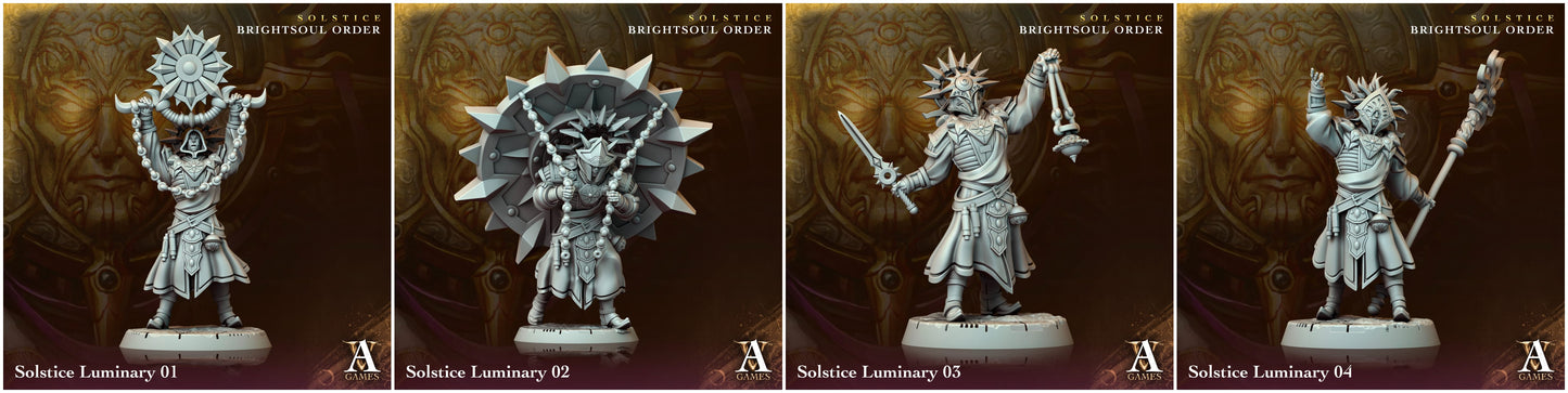 3D Printed Archvillain Games Solstice Luminary Solstice Ray of Sol Myr 28 32mm D&D - 3D Printing Boss 