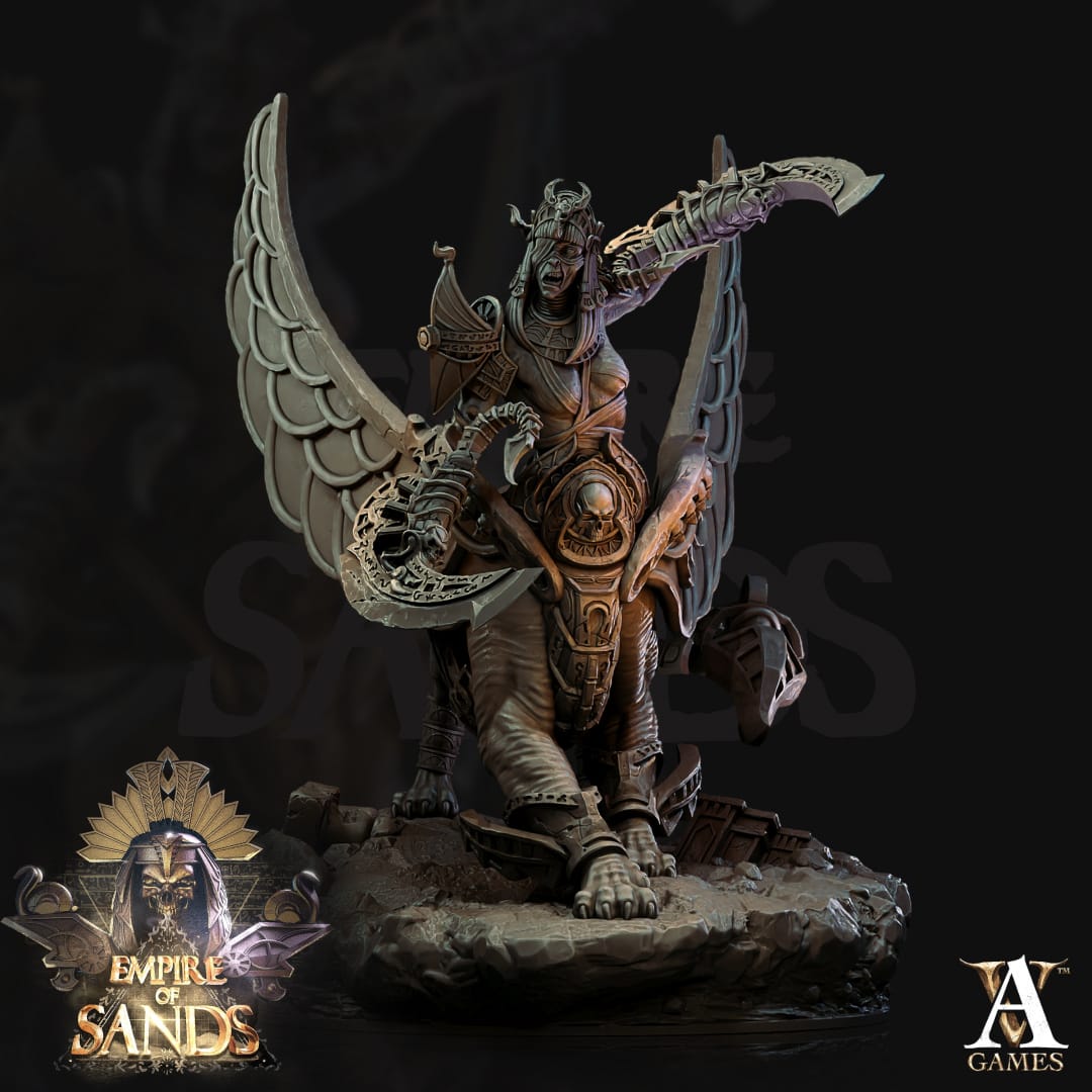 3D Printed Archvillain Games Sphynx Eternal The Empire of Sands 28 32mm D&D - 3D Printing Boss 