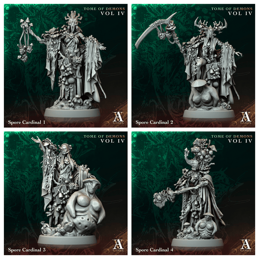3D Printed Archvillain Games Spore Cardinal Tome of Demons Vol IV 28 32mm D&D - 3D Printing Boss 