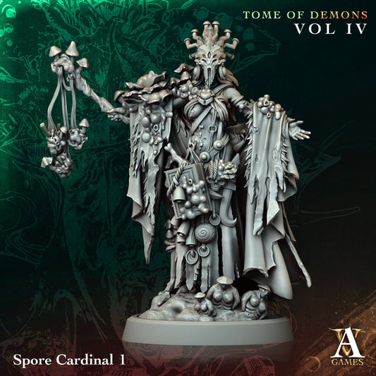 3D Printed Archvillain Games Spore Cardinal Tome of Demons Vol IV 28 32mm D&D - 3D Printing Boss 