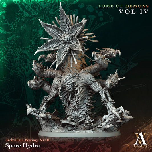 3D Printed Archvillain Games Spore Hydra Archvillain Bestiary Vol. XVIII 28 32mm D&D - 3D Printing Boss 