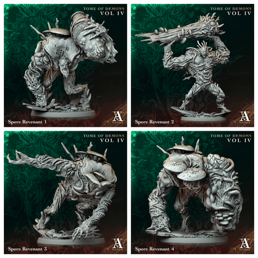 3D Printed Archvillain Games Spore Revenant Tome of Demons Vol IV 28 32mm D&D - 3D Printing Boss 