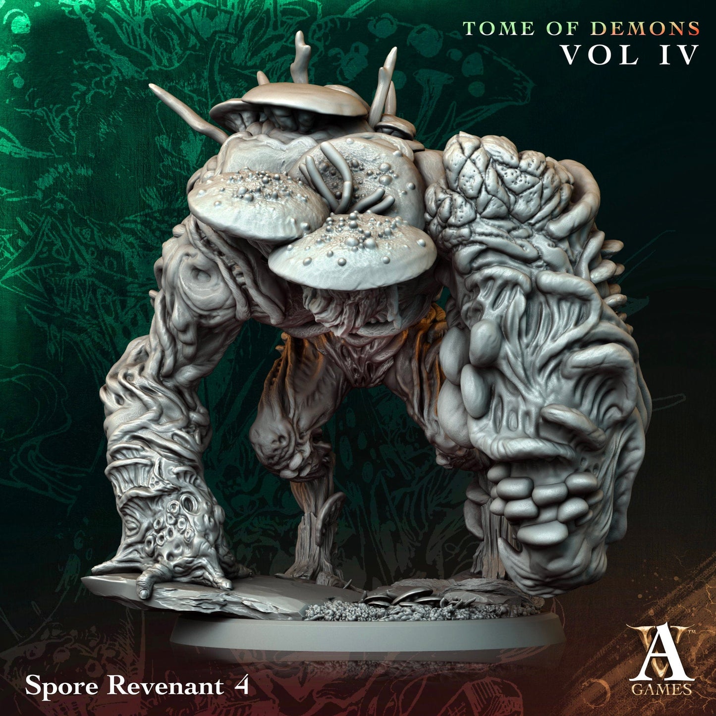 3D Printed Archvillain Games Spore Revenant Tome of Demons Vol IV 28 32mm D&D - 3D Printing Boss 