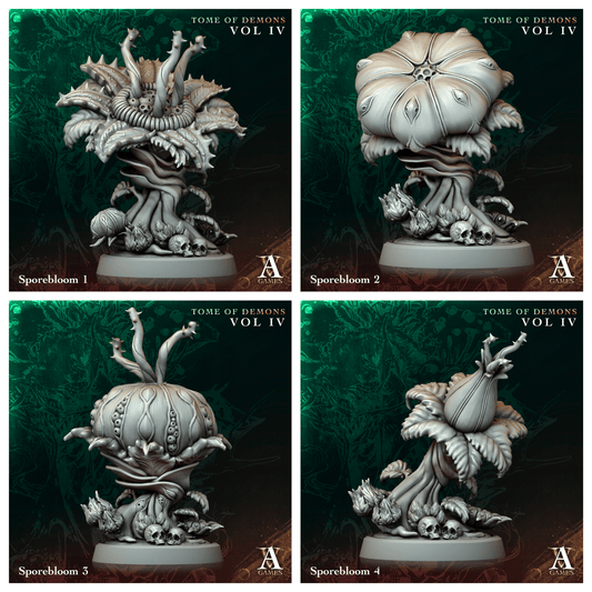 3D Printed Archvillain Games Sporebloom Tome of Demons Vol IV 28 32mm D&D - 3D Printing Boss 