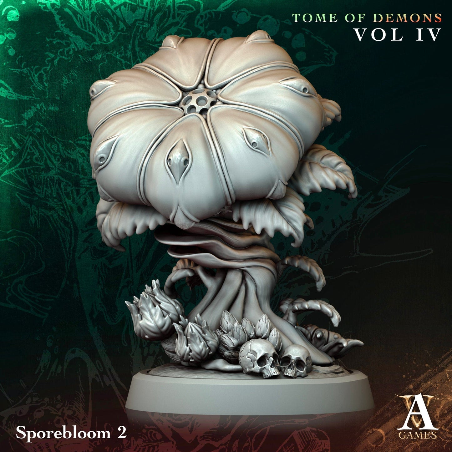 3D Printed Archvillain Games Sporebloom Tome of Demons Vol IV 28 32mm D&D - 3D Printing Boss 