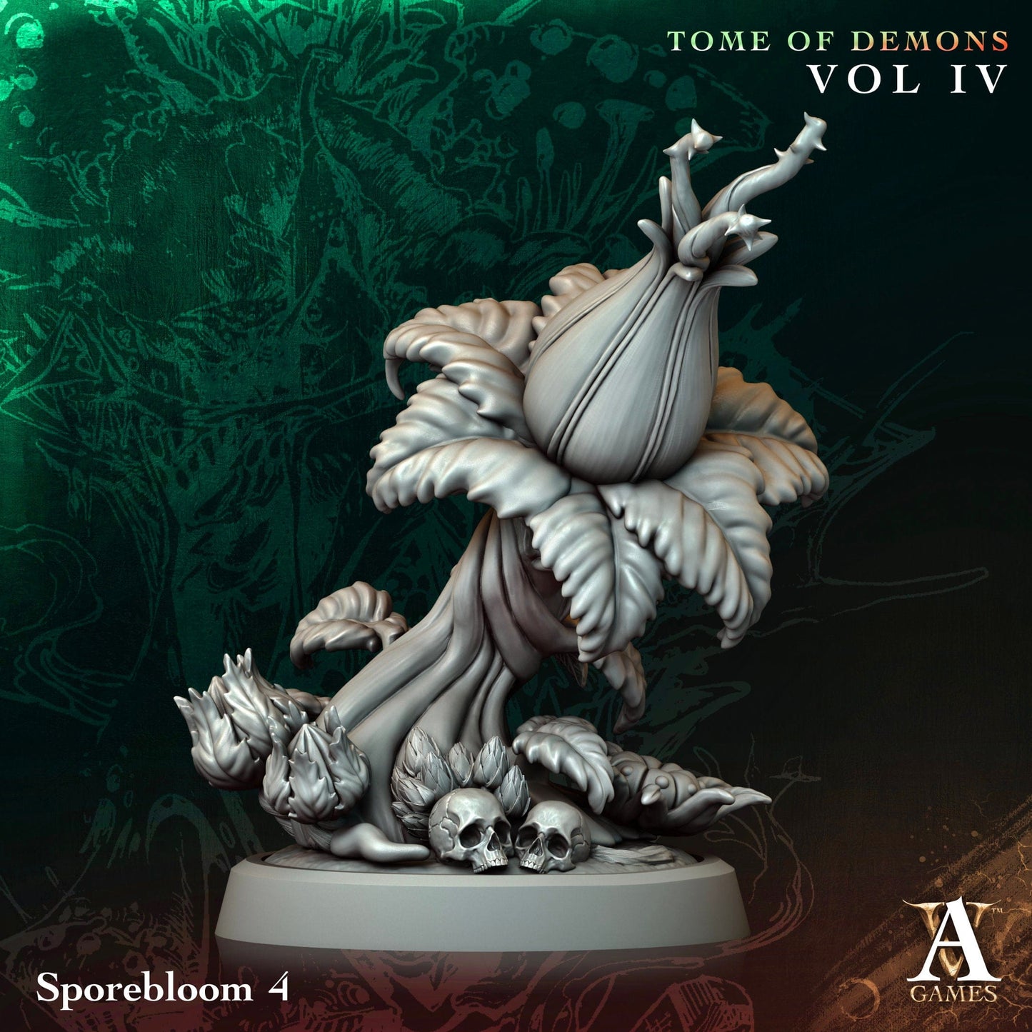 3D Printed Archvillain Games Sporebloom Tome of Demons Vol IV 28 32mm D&D - 3D Printing Boss 