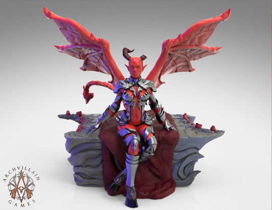 3D Printed Archvillain Games Succubus - Succubi Mistresses of Despair 28mm 32mm D&D - 3D Printing Boss 