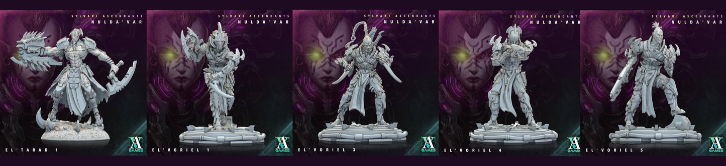 3D Printed Archvillain Games Sylvari Ascendants - Nulda Var El Tarak 28 32mm D&D - 3D Printing Boss 