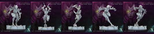 3D Printed Archvillain Games Sylvari Ascendants - Nulda Var El Yavar 28 32mm D&D - 3D Printing Boss 