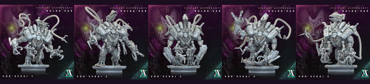 3D Printed Archvillain Games Sylvari Ascendants - Nulda Var Vor Vekai 28 32mm D&D - 3D Printing Boss 