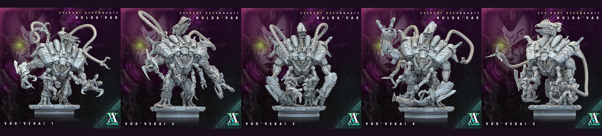 3D Printed Archvillain Games Sylvari Ascendants - Nulda Var Vor Vekai 28 32mm D&D - 3D Printing Boss 