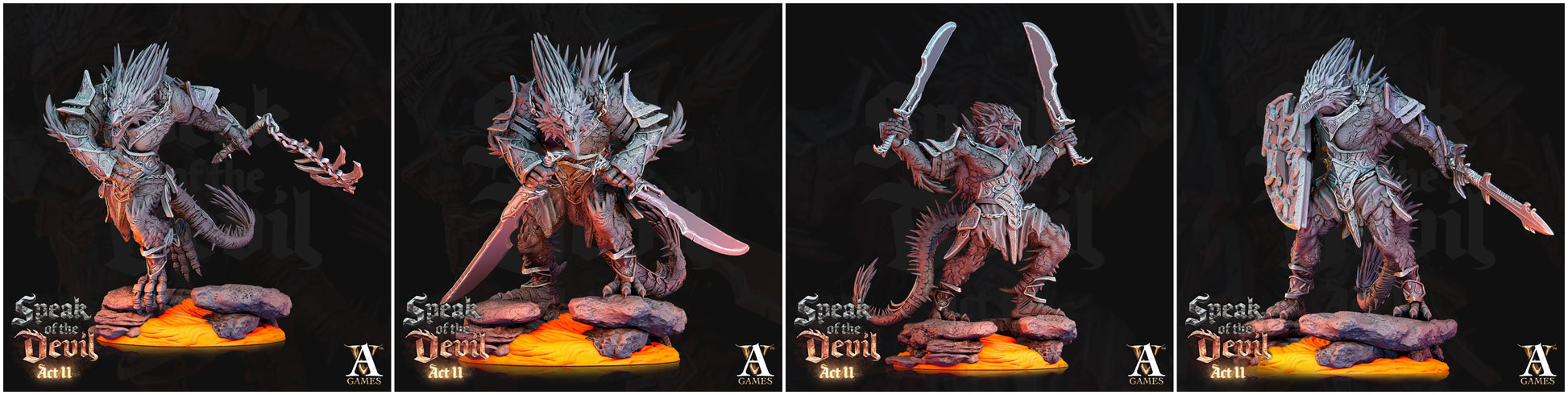 3D Printed Archvillain Games Terebrian Devil Speak of the Devil Act II 28 32mm D&D - 3D Printing Boss 