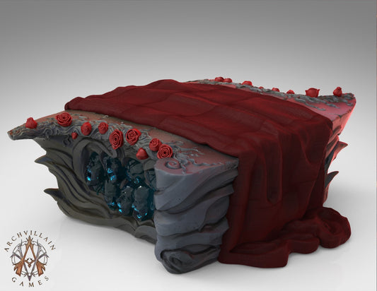 3D Printed Archvillain Games - The Bloodrose Altar 28mm 32mm D&D - 3D Printing Boss 
