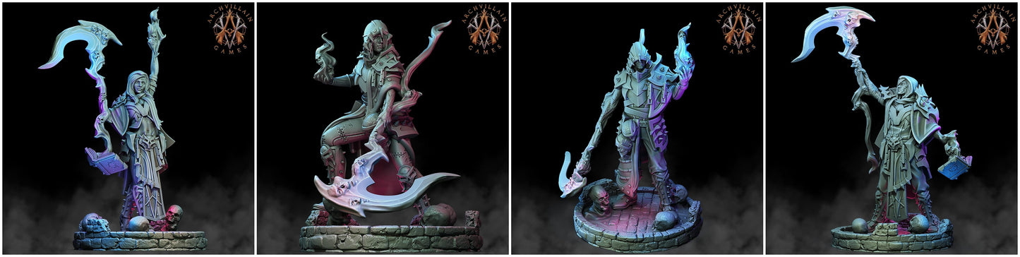 3D Printed Archvillain Games The Deathknight Order Soulbinders 28 32mm D&D - 3D Printing Boss 